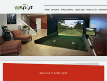 Tablet Screenshot of golfgspot.com